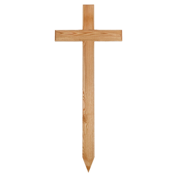 Lavabis Grabkreuz groß Roteiche lackiert