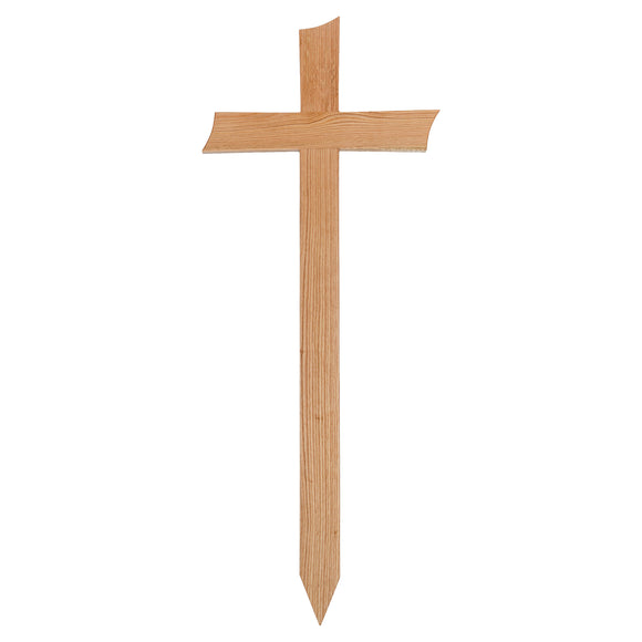 Lavabis Grabkreuz Modern groß Roteiche lackiert