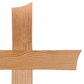 Lavabis Grabkreuz Modern groß Roteiche lackiert - 0