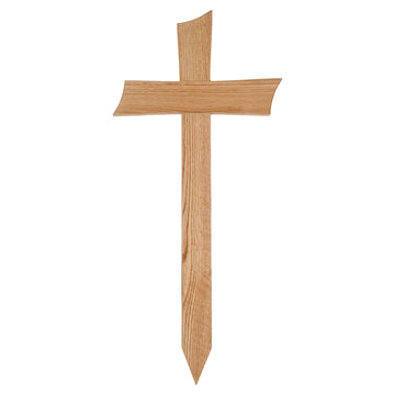 Lavabis Grabkreuz Modern klein Roteiche lackiert