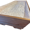 Lavabis Sargbespannung Satin mehrfach gerafft-1