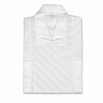 Lavabis Talar Satin mit Einsatz Silberstreifen Herren