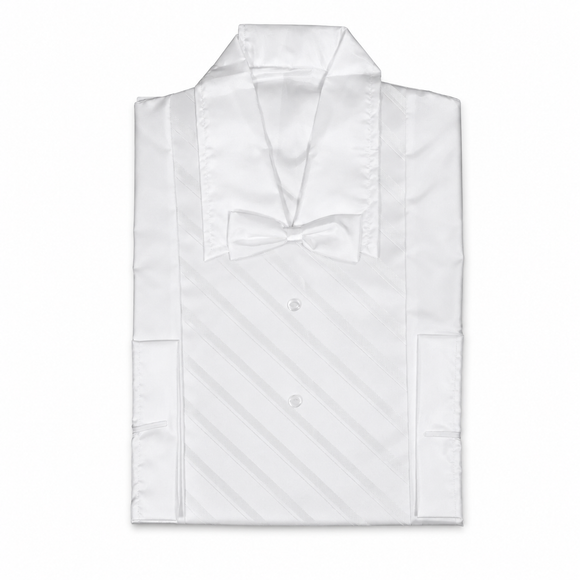 Lavabis Talar Satin mit Einsatz Silberstreifen Herren
