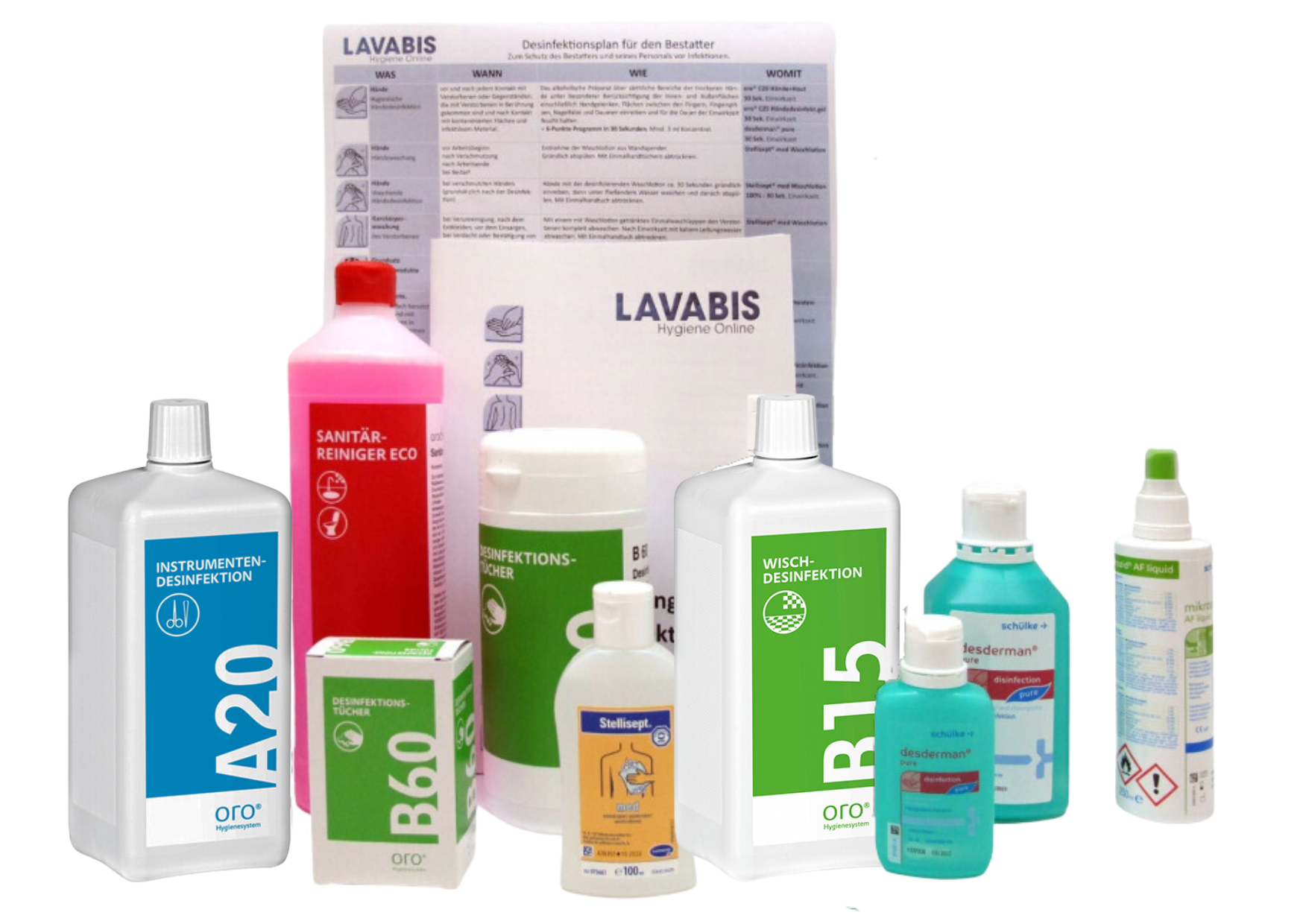 LAVABIS disinfection set