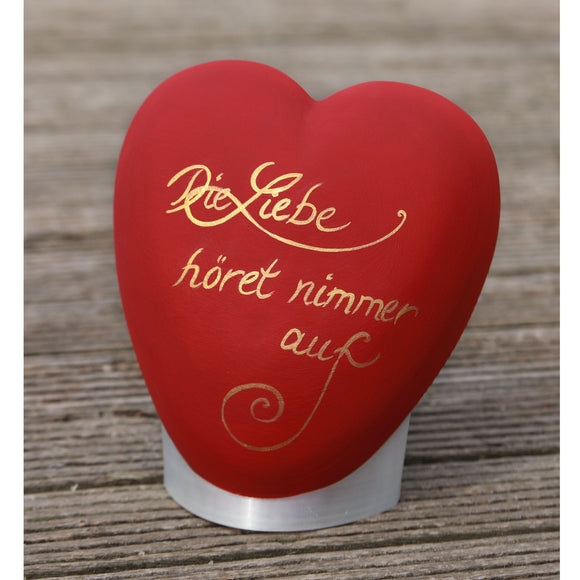 Herzlicht Naturstoff Herz-Urnen