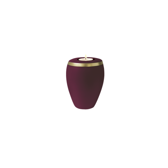 Urna in argilla organica Fuoco e Terra Omega Memory