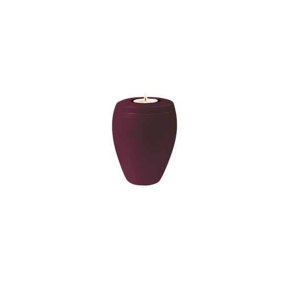 Urna in argilla organica Fuoco e Terra Omega Memory