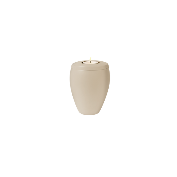 Urna in argilla organica Fuoco e Terra Omega Memory