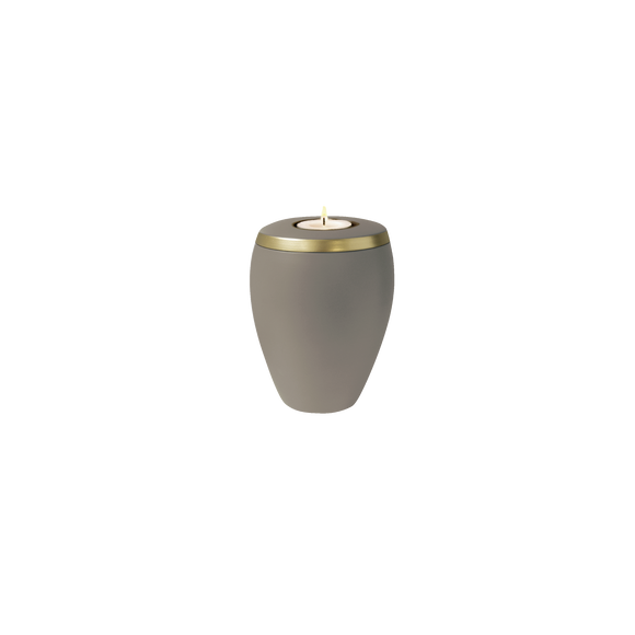 Urna in argilla organica Fuoco e Terra Omega Memory