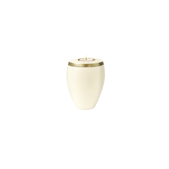 Urna in argilla organica Fuoco e Terra Omega Memory