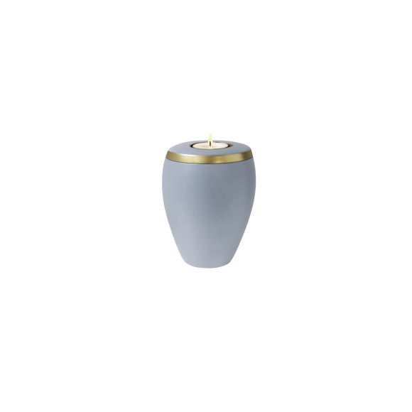 Urna in argilla organica Fuoco e Terra Omega Memory