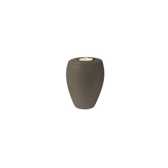 Urna in argilla organica Fuoco e Terra Omega Memory