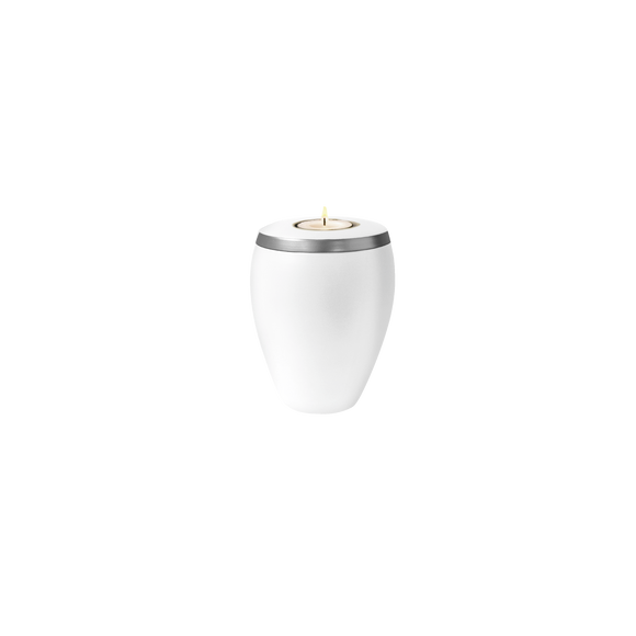 Urna in argilla organica Fuoco e Terra Omega Memory