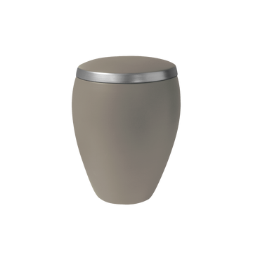 Urna in argilla organica Omega Fuoco e Terra