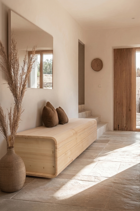 Optimistic Coffin Design-Sarg aus Fichtenholz