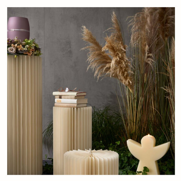 Origami - faltbare Dekosäulen aus Papier