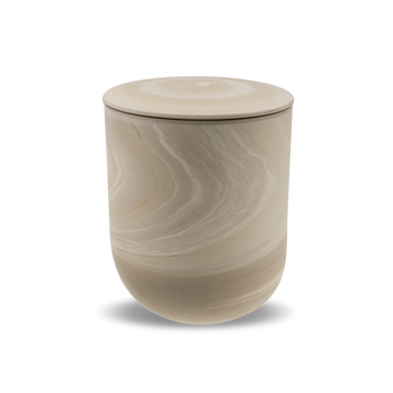 Urna in argilla organica paleo Fuoco e terra