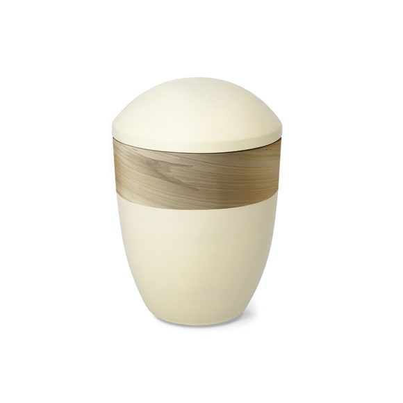 Feuer und Erde Paläo Bio Lehm Urne