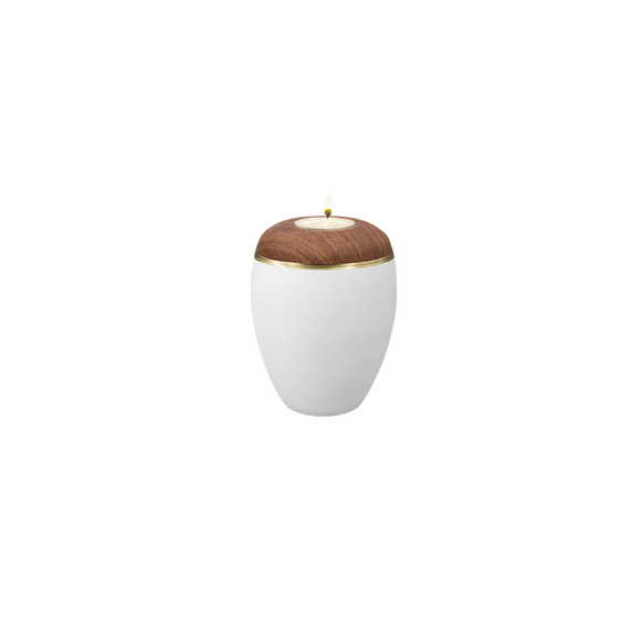 Feuer und Erde Prestige Omega Momory Bio Lehm Urne