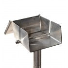 Zimmermann Sterbebildbehälter mit Edelstahldeckel - 0