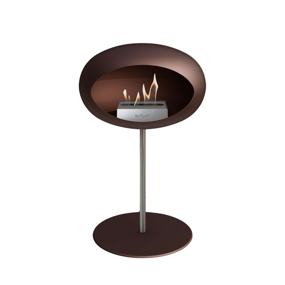 Le Feu GROUND STEEL LOW MOCCA Bioethanol-Kamin