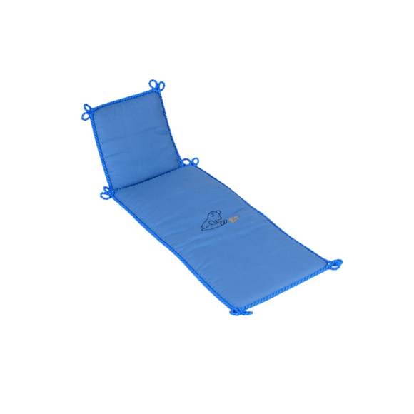 Spalt blanket set children linon blue bear