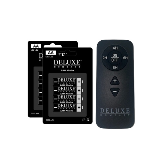 Deluxe Homeart LED Kerzen Set Indoor Mokka