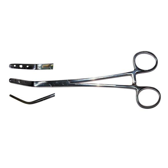 Lavabis Fixierklemme 3 Loch gebogen Edelstahl