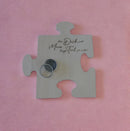 Erinnerungsstück kleines Puzzle mit Spruch und Medaillon-4