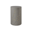 Fire and earth Rondo Zen organic clay urn-2