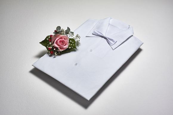 Spalt Talar Basic Damast Pünktchen 5 Stück