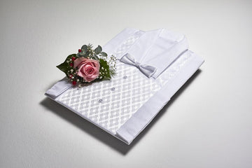 Spalt Talar Basic Baumwolle Damasteinsatz 5 Stück - 0