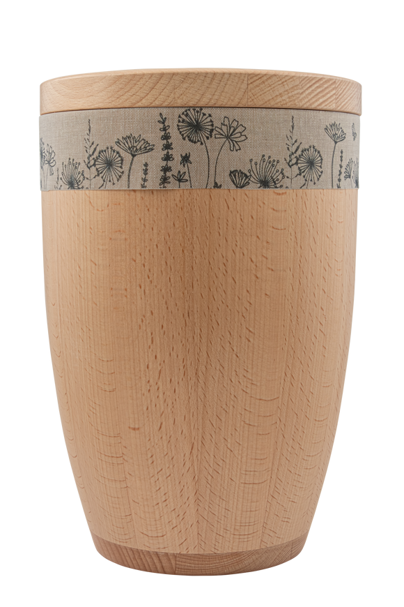 Spalt Holzurne Naturstoff