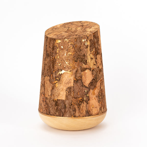 Samosa Kork-Holz Urne Kupfer-Braun