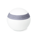 Feuer und Erde Semi Kugel Bio Lehm Urne-2