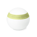 Feuer und Erde Semi Kugel Bio Lehm Urne-3