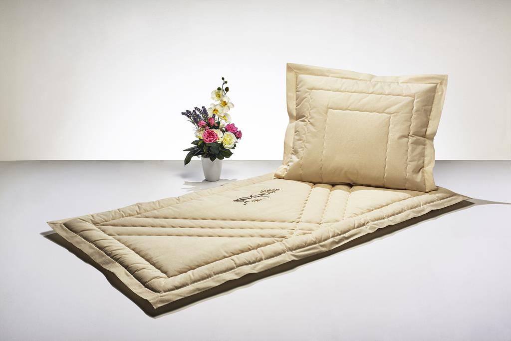 Spalt blanket set premium cotton linon nature