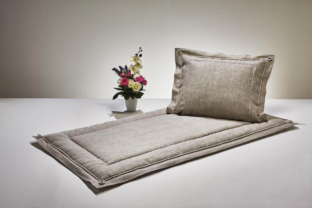 Spalt blanket set premium linen fabric nature