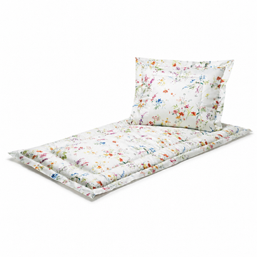 Spalt Deckengarnitur Premium Satin Blümchen