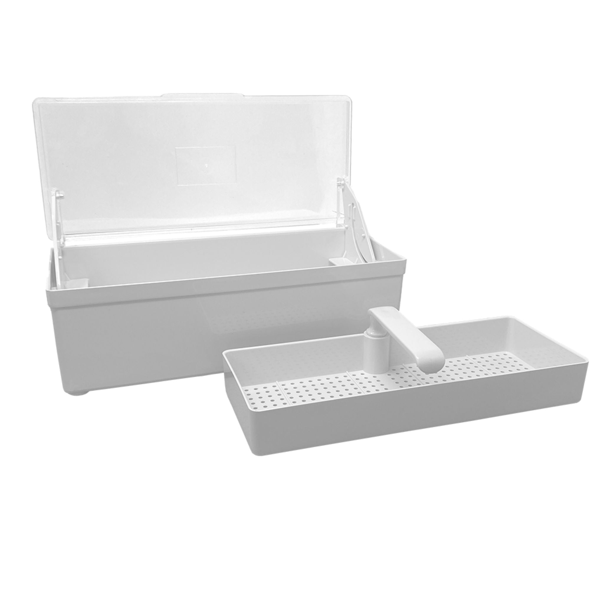 Disinfection tray for instruments