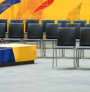 Sedia impilabile Lavabis Legno imbottito senza braccioli-3