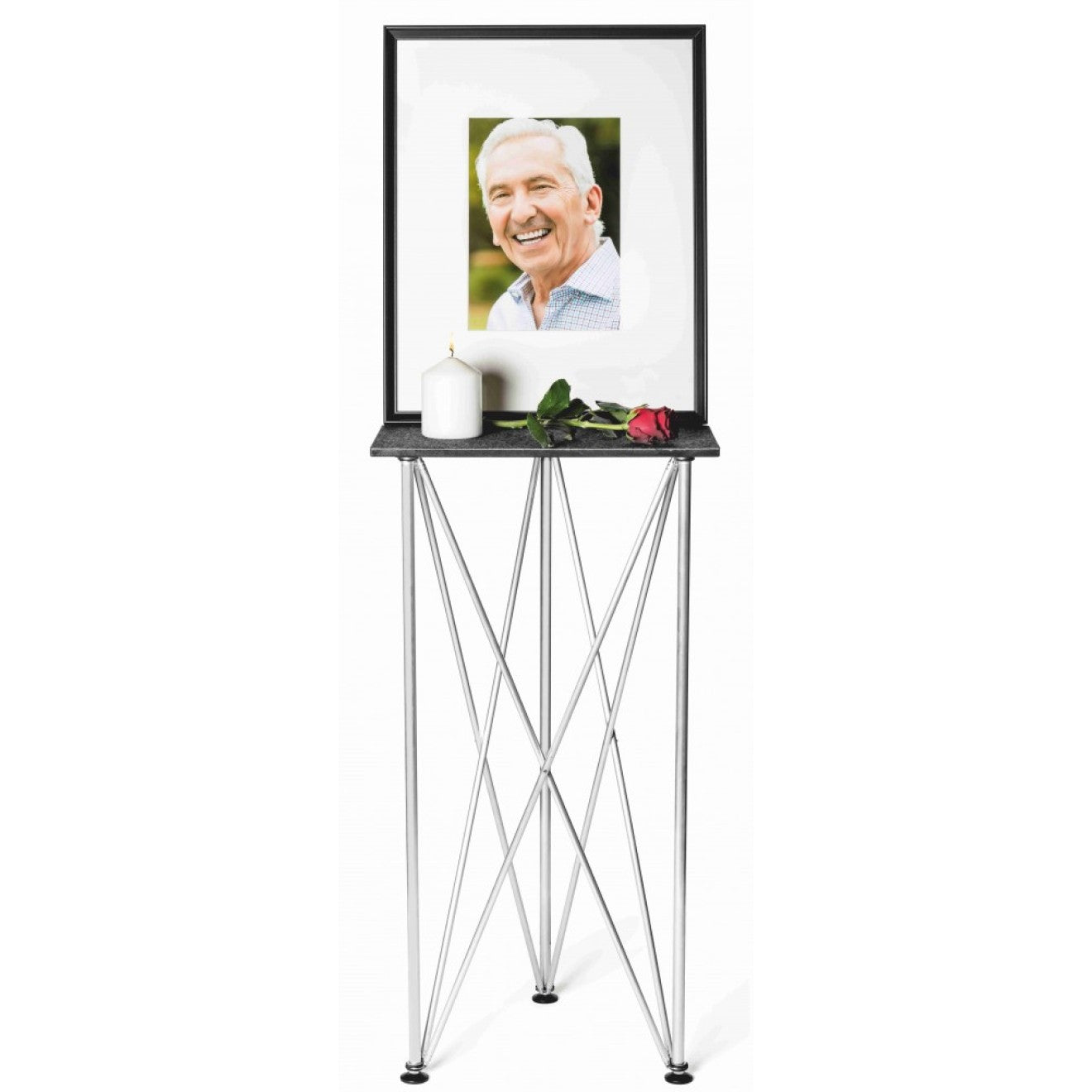 Spider easel with picture frame and transport bags