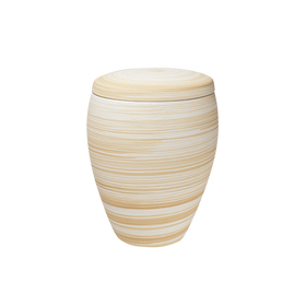 Feuer und Erde Terracotta Bio Lehm Urne - 0