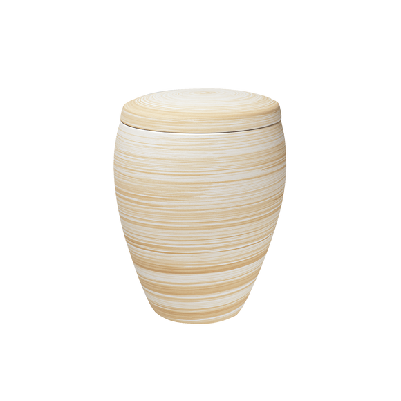 Feuer und Erde Terracotta Bio Lehm Urne