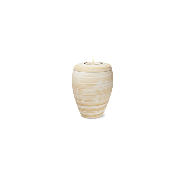 Feuer und Erde Terracotta Memory Bio Lehm Urne