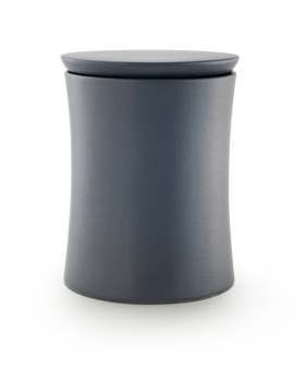 Völsing Urne schwarz glasiert Keramik