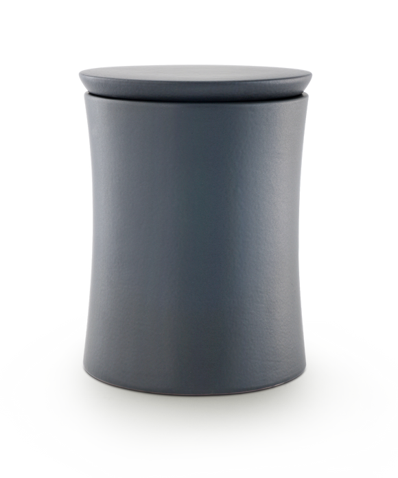 Völsing Urne schwarz glasiert Keramik