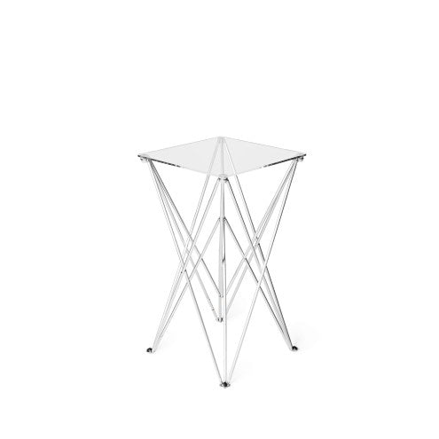 Spider table frame with top
