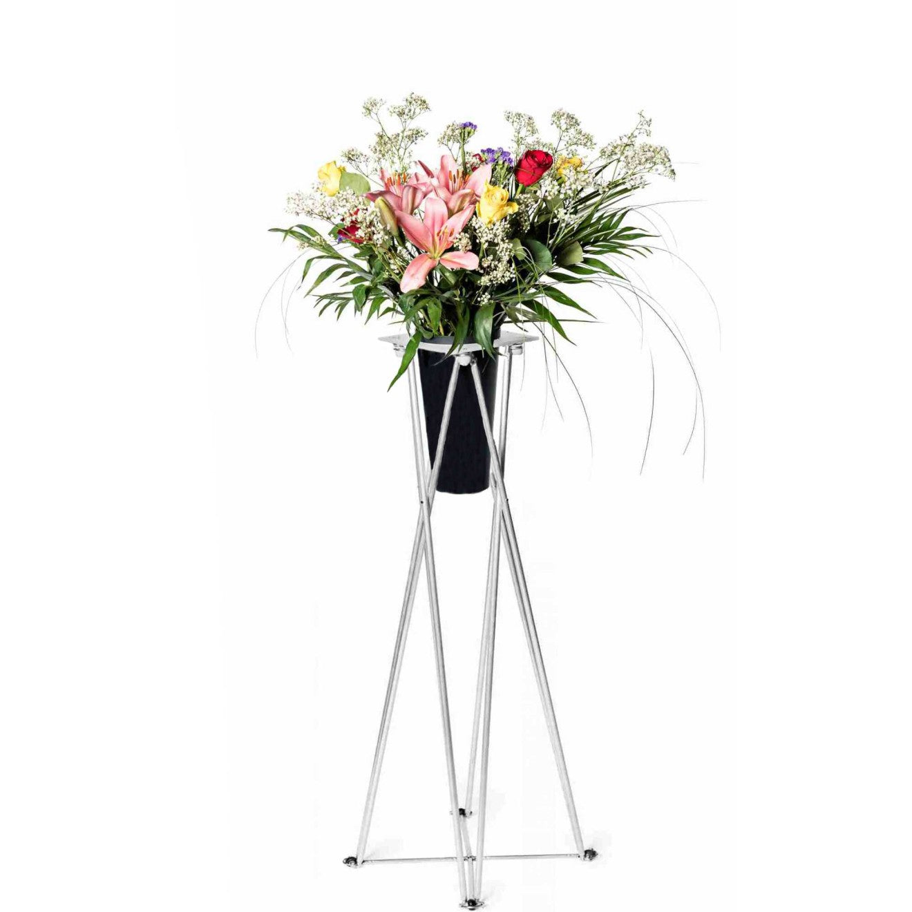 Spider stand with vase