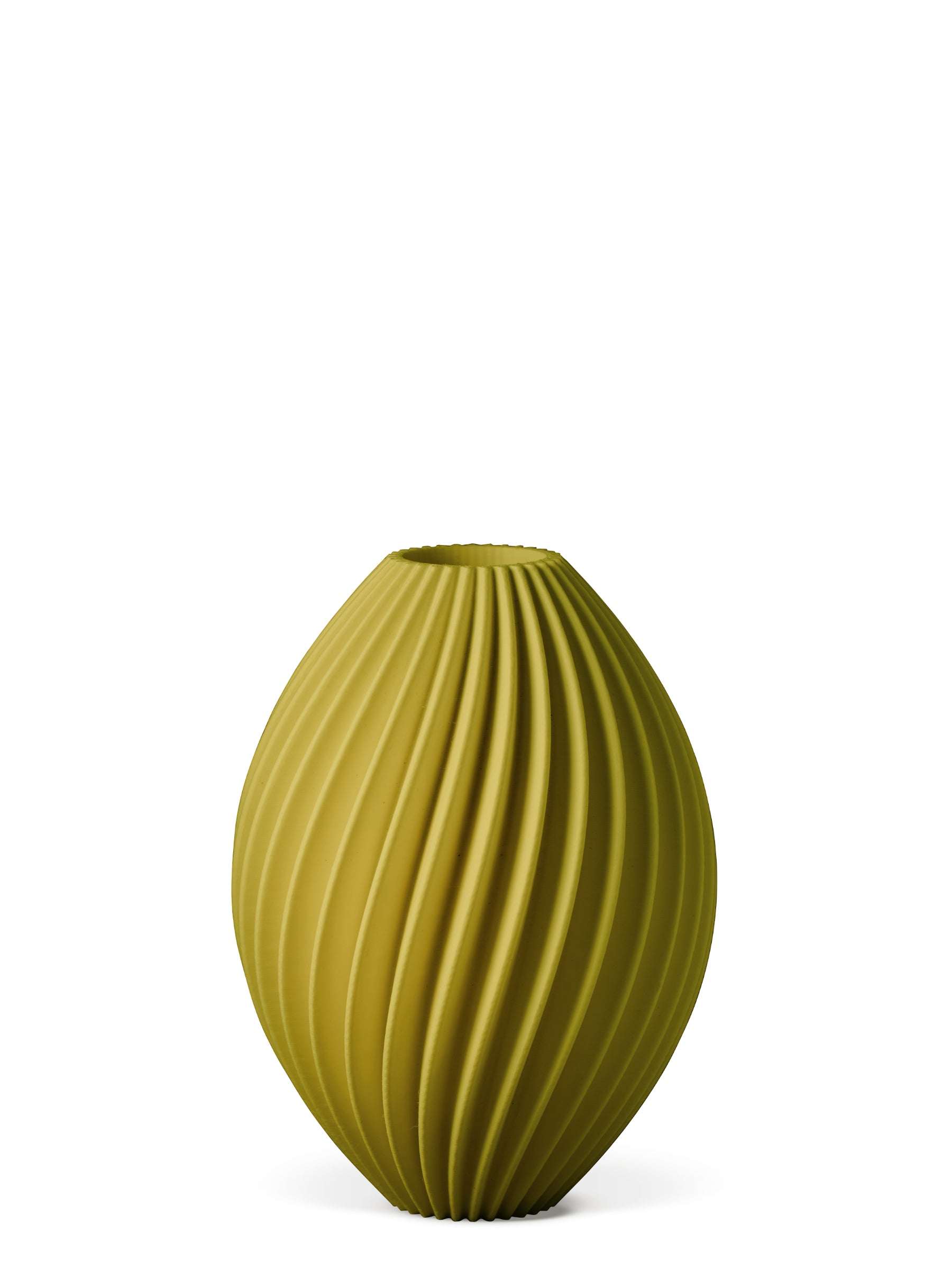 Buy mustard-yellow 3D decoration Nova decorative vase